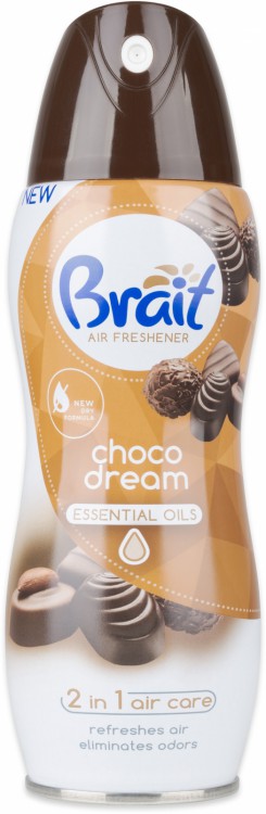 Brait suchý osvěž. vzduchu 300ml hnědý | Čistící, dezinf.prostř., dezodoranty - Osvěžovač vzduchu - Spreje a pumpičky Brait suchý osvěž. vzduchu 300ml hnědý | Čistící, dezinf.prostř., dezodoranty - Osvěžovač vzduchu - Spreje a pumpičky